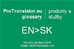 Anglicko-slovenský glosár výrazov z oblasti produktov a služieb
